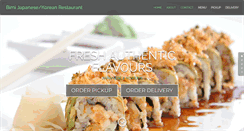 Desktop Screenshot of bimijapaneserestaurantwinnipeg.com